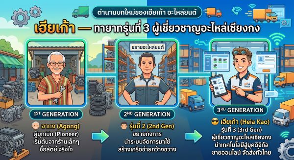 เฮียเก้า 168autopart สืบทอดรุ่น 3